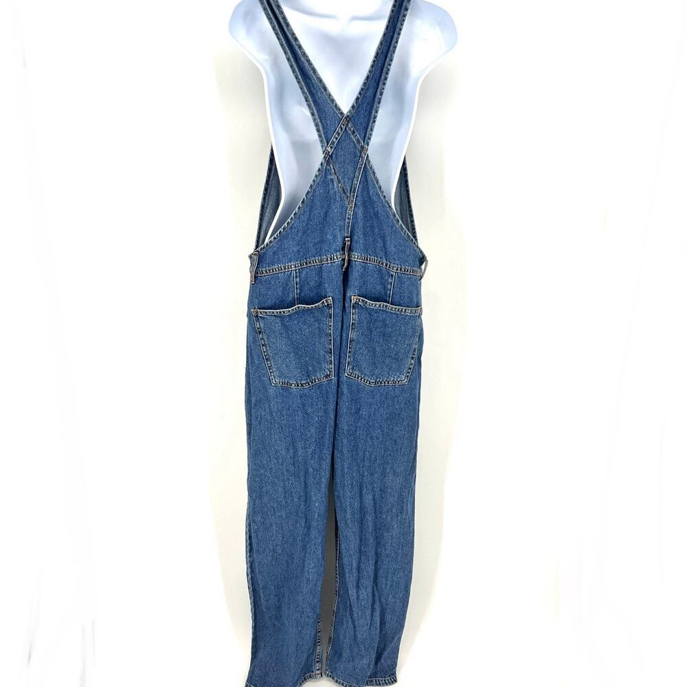 We The Free Free People Womens Ziggy Slouchy Denim Overalls Size Small - Picture 8 of 8